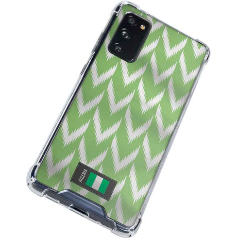 Nigeria Soccer Flag Galaxy S20 FE Clear Case